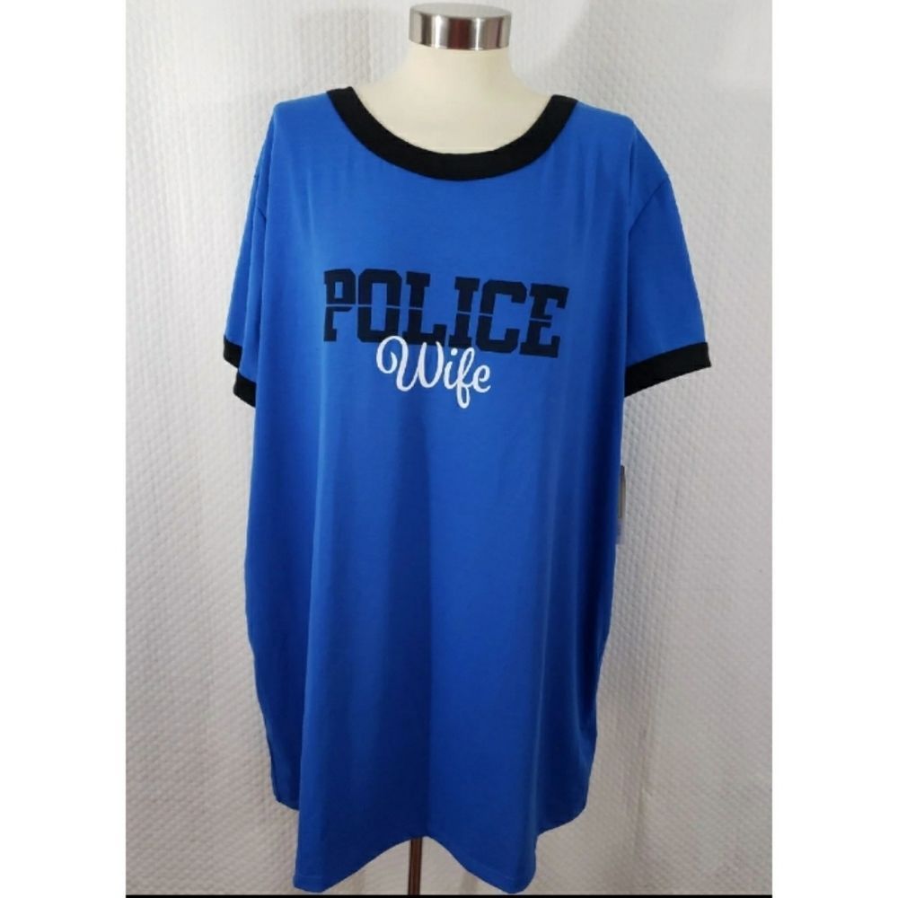 NWT Lularoe Police Wife Liv tshirt